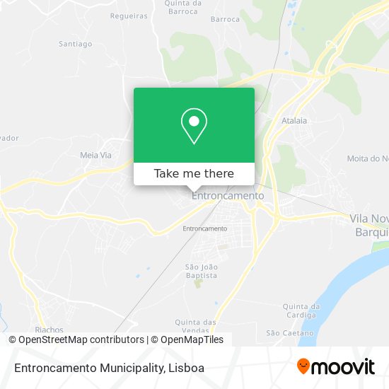 Entroncamento Municipality mapa