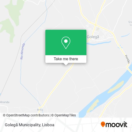 Golegã Municipality map