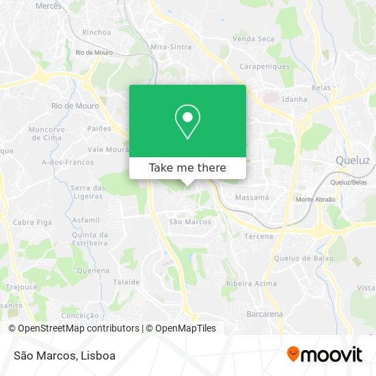 São Marcos mapa