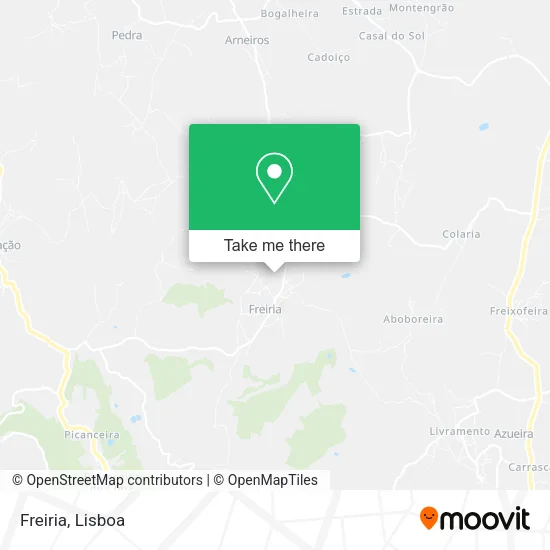 Freiria map