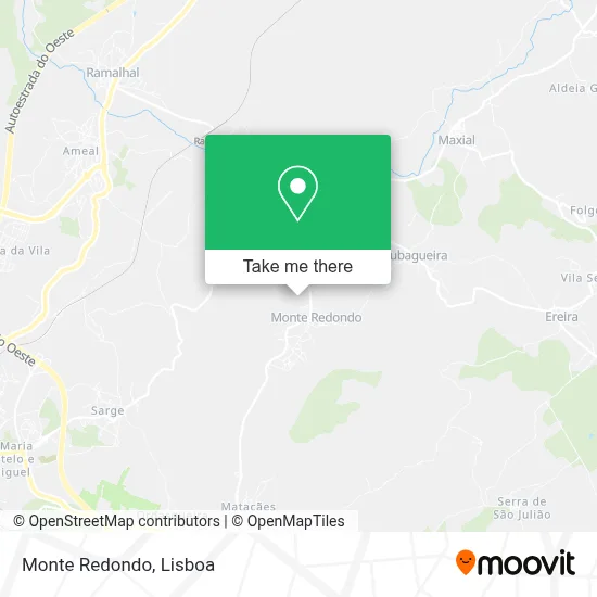 Monte Redondo map
