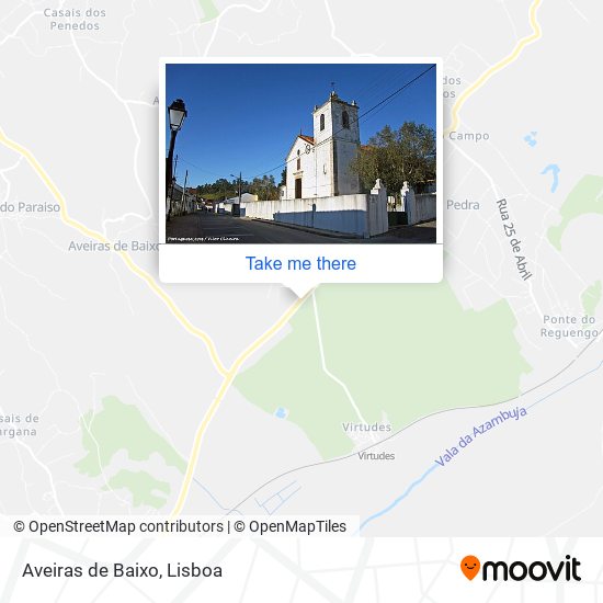 Aveiras de Baixo map