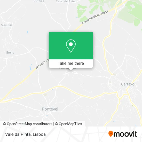 Vale da Pinta map