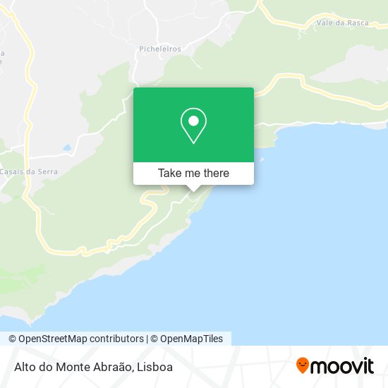 Alto do Monte Abraão mapa