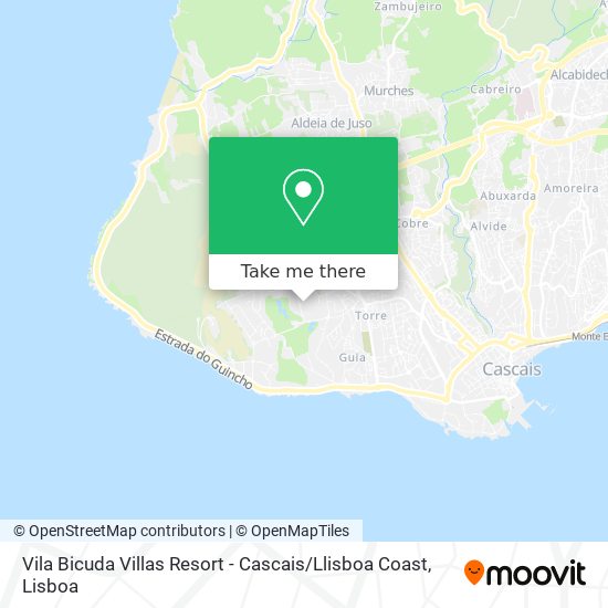 Vila Bicuda Villas Resort - Cascais / Llisboa Coast map