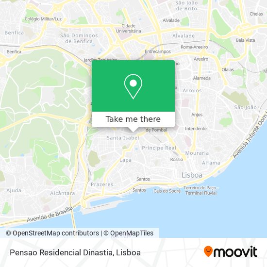 Pensao Residencial Dinastia map