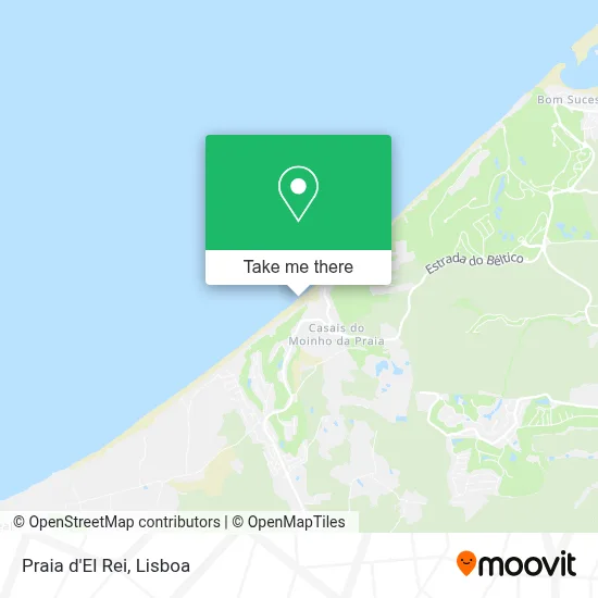 Praia d'El Rei map