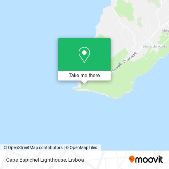 Cape Espichel Lighthouse mapa