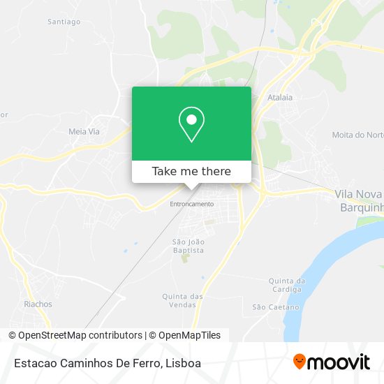 Estacao Caminhos De Ferro map