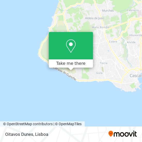 Oitavos Dunes mapa