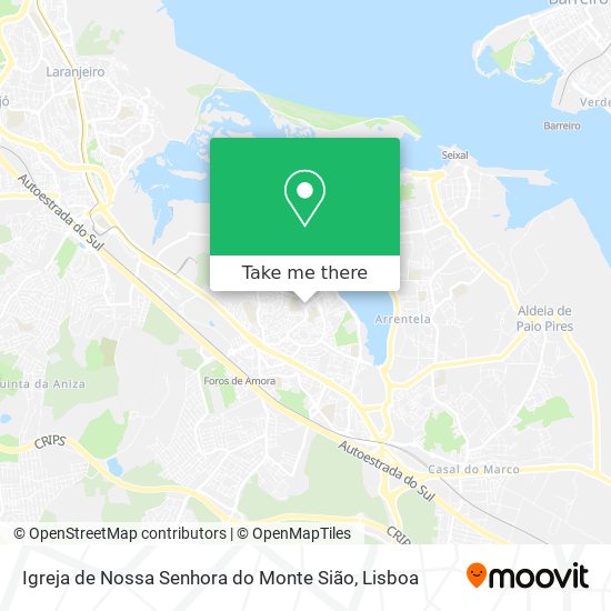 Igreja de Nossa Senhora do Monte Sião map