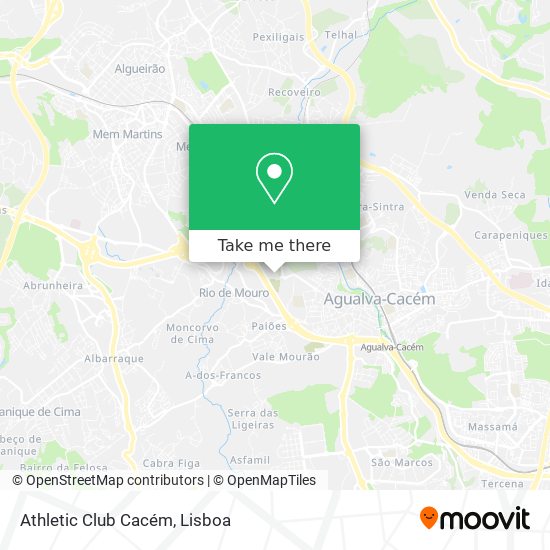 Athletic Club Cacém map