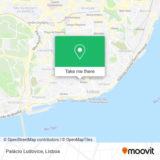 Palácio Ludovice map