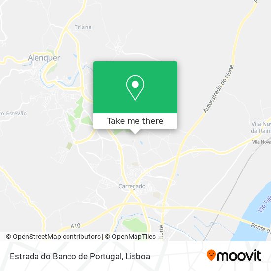 Estrada do Banco de Portugal map