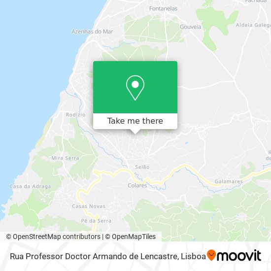 Rua Professor Doctor Armando de Lencastre map