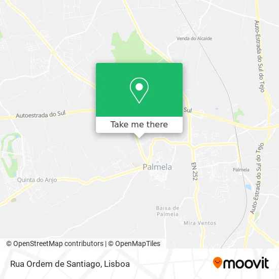 Rua Ordem de Santiago map