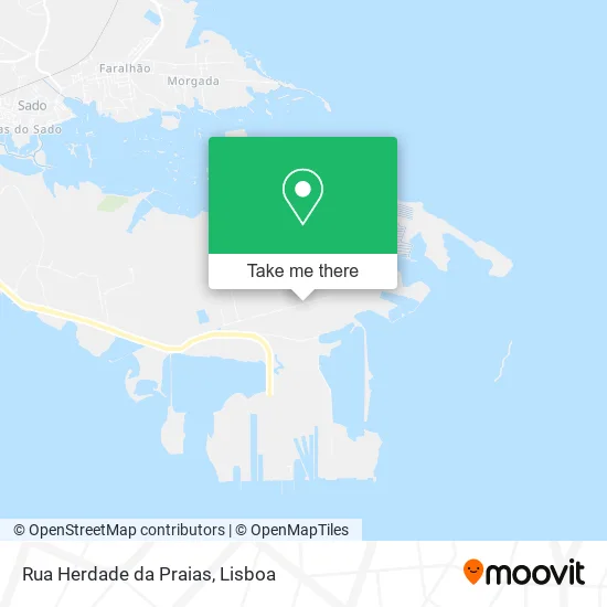 Rua Herdade da Praias map