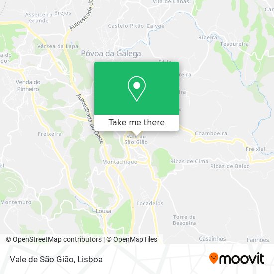 Vale de São Gião map