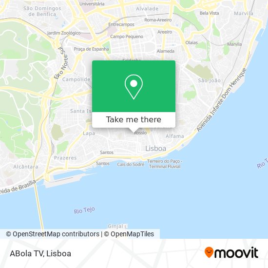 ABola TV map