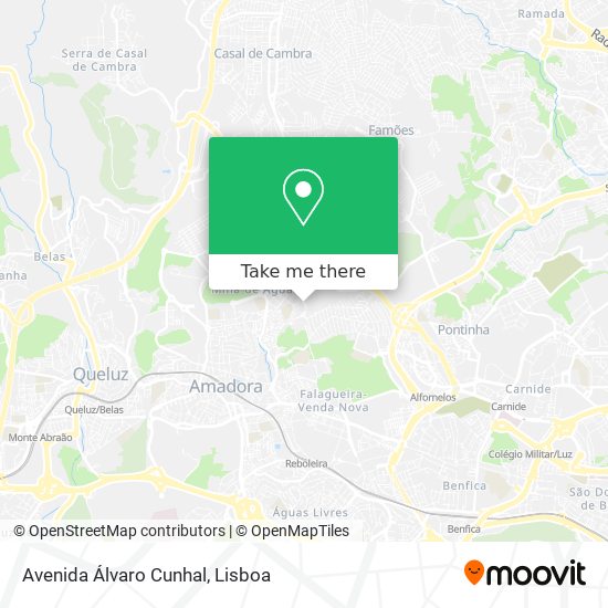 Avenida Álvaro Cunhal map