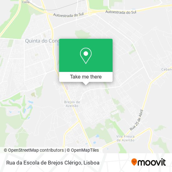 Rua da Escola de Brejos Clérigo map