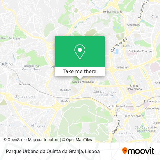 Parque Urbano da Quinta da Granja map