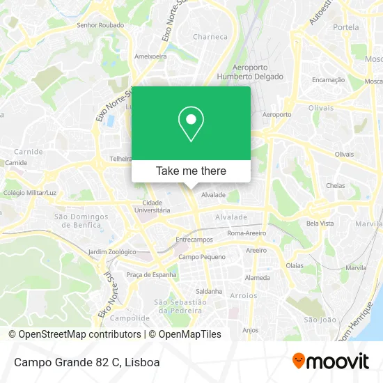 Campo Grande 82 C map
