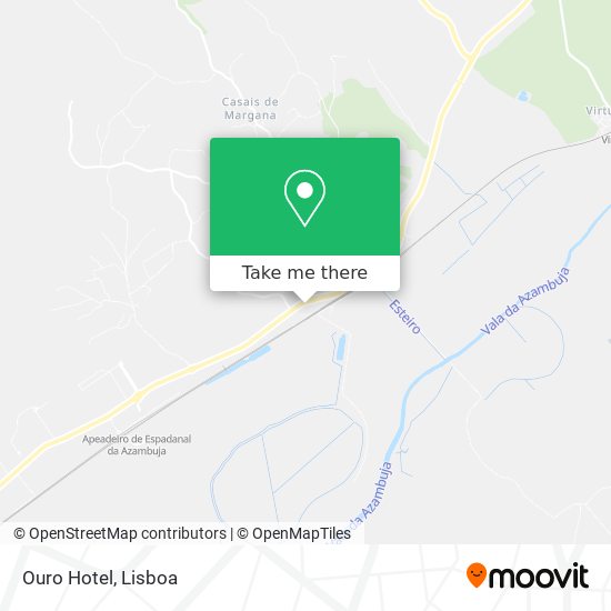 Ouro Hotel mapa