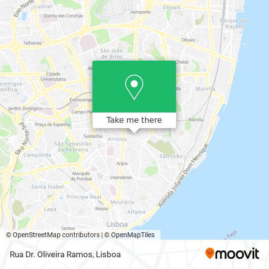 Rua Dr. Oliveira Ramos map