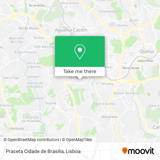 Praceta Cidade de Brasília map