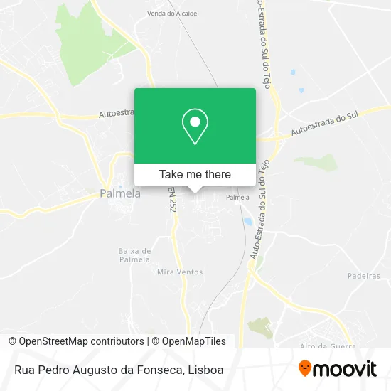 Rua Pedro Augusto da Fonseca map