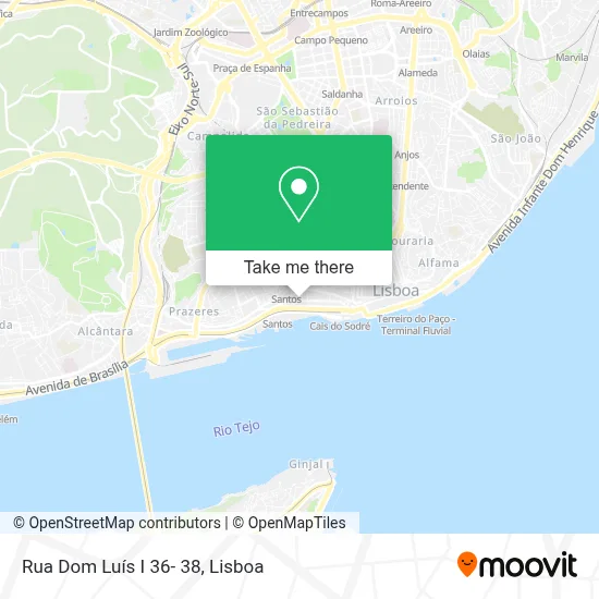 Rua Dom Luís I 36- 38 map