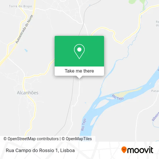 Rua Campo do Rossio 1 map