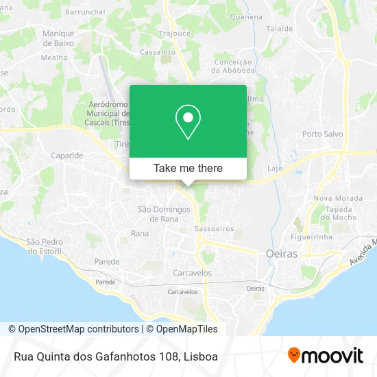 Rua Quinta dos Gafanhotos 108 map