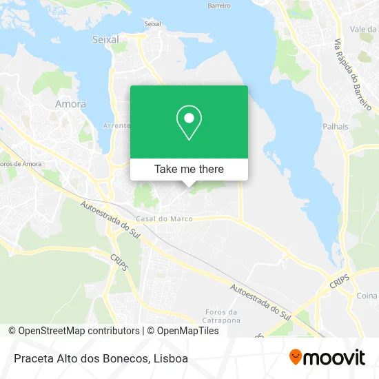 Praceta Alto dos Bonecos map