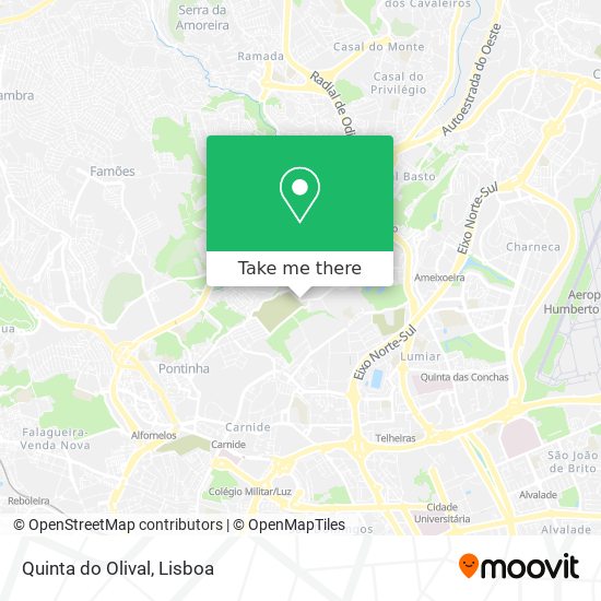 Quinta do Olival mapa