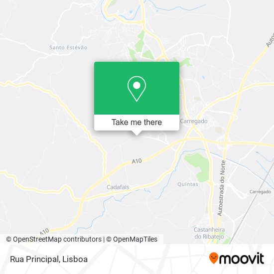 Rua Principal mapa