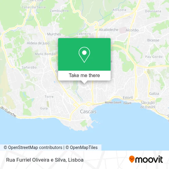 Rua Furriel Oliveira e Silva map
