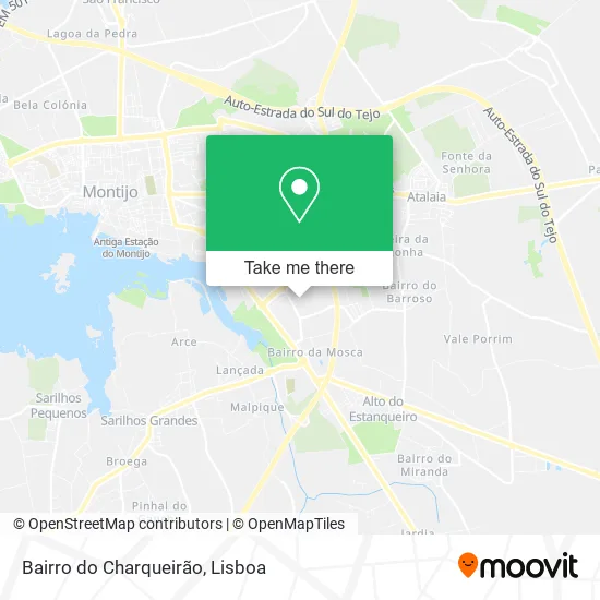 Bairro do Charqueirão map