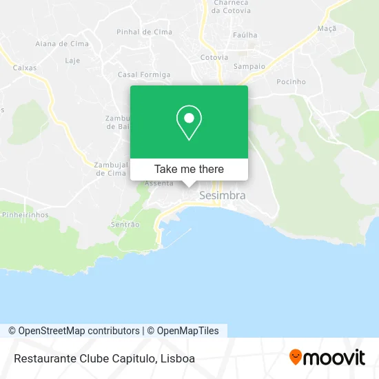 Restaurante Clube Capitulo map