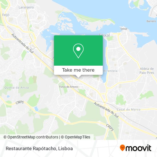 Restaurante Rapótacho mapa