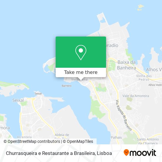 Churrasqueira e Restaurante a Brasileira map