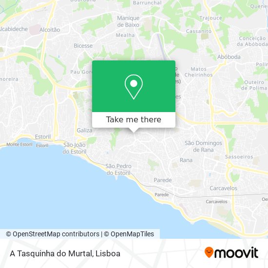 A Tasquinha do Murtal mapa