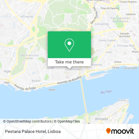 Pestana Palace Hotel mapa