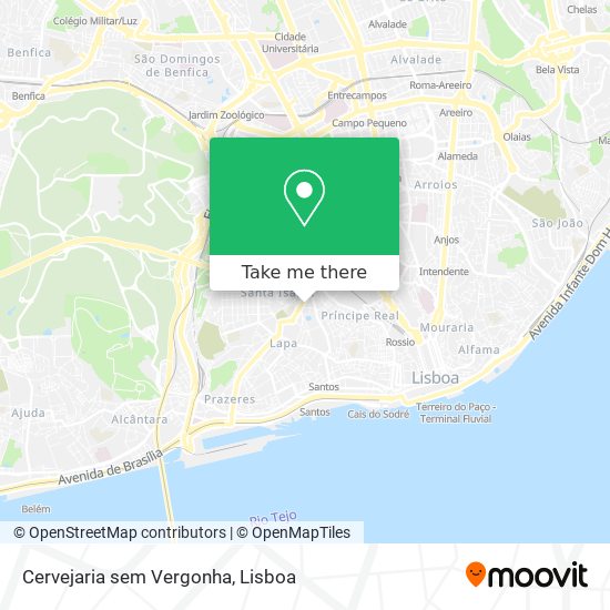 Cervejaria sem Vergonha mapa