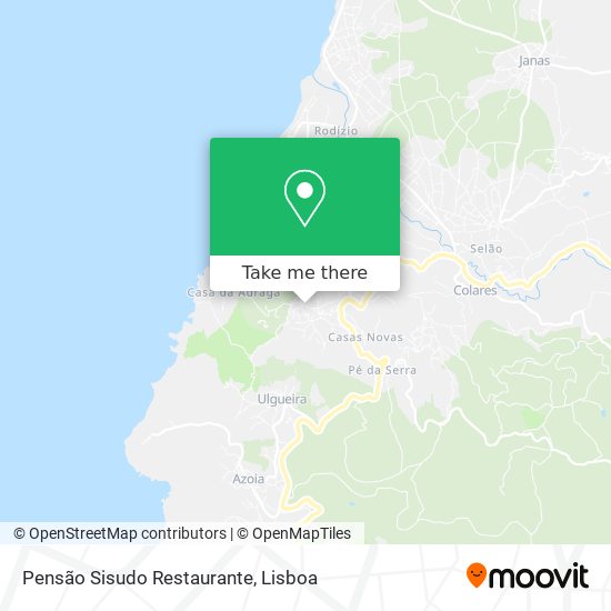 Pensão Sisudo Restaurante mapa