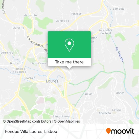 Fondue Villa Loures mapa