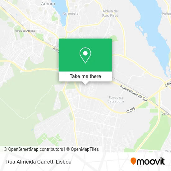 Rua Almeida Garrett map