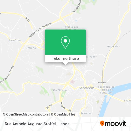 Rua Antonio Augusto Stoffel mapa