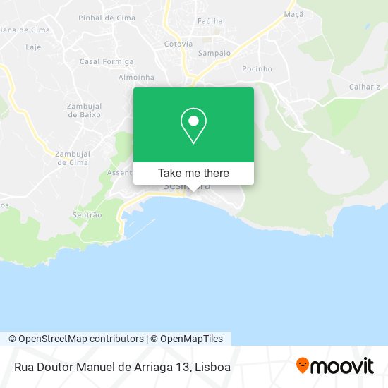 Rua Doutor Manuel de Arriaga 13 mapa
